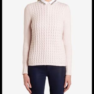Ted Baker Ernia Lambswool Sweater in light pink